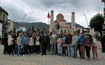 izitë e studentëve të Institutit Teknologjik të Maqedonisë Perëndimore në Konsullatën e  Greqisë në  Korçë