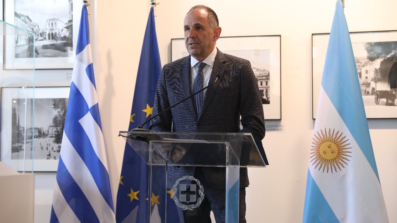 Minister of Foreign Affairs George Gerapetritis’ address at the presentation of the Ministry of Foreign Affairs’ exhibition on the “150 years of diplomatic and consular relations between Greece and Argentina” (Athens, 29.11.2024)