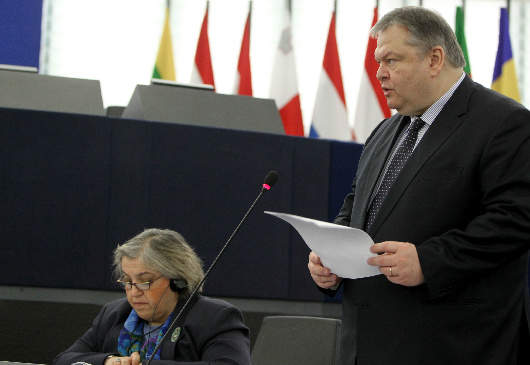 Intervention du vice-Premier ministre et ministre des Affaires étrangères, E. Vénizélos devant la commission parlementaire AFET concernant le travail accompli à ce jour par la Présidence hellénique du Conseil de l’UE (Strasbourg, 14.04.2014)