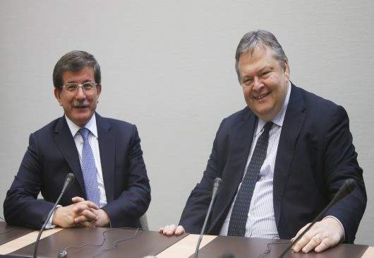 Déclaration du vice-Premier ministre et ministre des Affaires étrangères, Evangelos Vénizélos à l'issue de son entretien en privé avec M. Davutoğlu, ministre turc des Affaires étrangères (Bruxelles, 25 juin 2014)