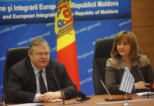 Déclarations conjointes du vice-Premier ministre et ministre des Affaires étrangères, E. Vénizélos et de son homologue moldave, Natalia Gherman, à l’issue de leur rencontre (Chisinau, 8 avril 2014)