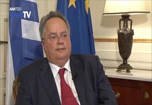 Interview du ministre des Affaires étrangères, N. Kotzias à l’Agence de Presse athénienne et macédonienne et au journaliste Sofia Aravopoulou