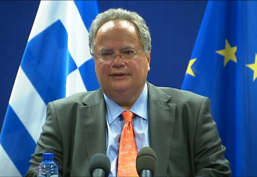 Déclarations du ministre des Affaires étrangères, N. Kotzias aux correspondants grecs à l’issue du Conseil Affaires étrangères de l’UE (Bruxelles, 18.05.2015)