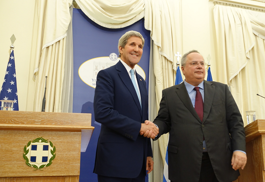 Joint statements of Foreign Minister Kotzias and U.S. Secretary of State John Kerry, following their meeting (Athens, 4 December 2015)