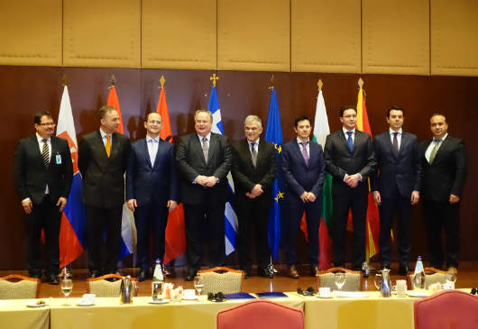 Press conference at the conclusion of the Quadrilateral Meeting of Greece, Albania, Bulgaria and FYROM, in Thessaloniki, on cross-border cooperation (22 April 2016)