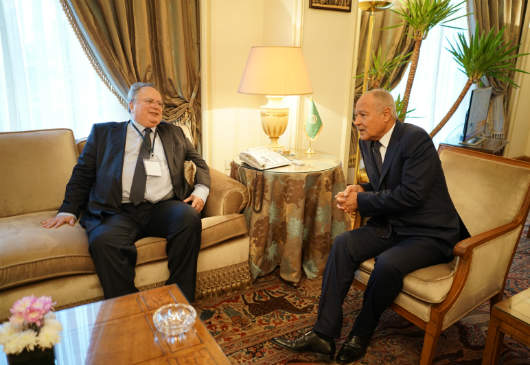 Foreign Minister N. Kotzias meets with Arab League’s Secretary General (Cairo 20 December 2016)