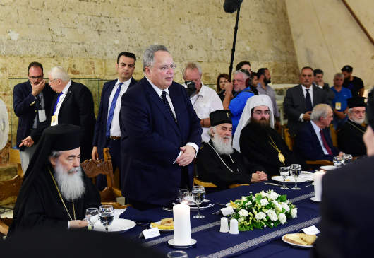 Discours du ministre des Affaires étrangères, N. Kotzias lors du dîner offert en l’honneur des Primats, en vue de la réunion du Saint et Grand Concile de l’église orthodoxe (Crète, 16 juin 2016)