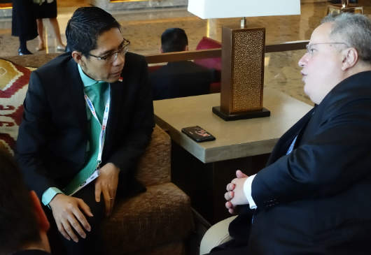 Foreign Minister Kotzias meets with Dr. Mohamad Maliki Osman, Senior Minister of State and Foreign Affairs of Singapore (Ulaanbaatar, 15 July 2016)