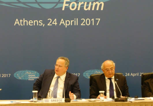 Foreign Minister N. Kotzias' opening speech at the Ministerial Conference of the Ancient Civilizations Forum (Zappeion, 24 April 2017)