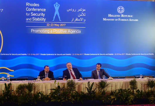 Foreign Minister Nikos Kotzias' press conference at the 2nd Rhodes Conference for Security and Stability (Rhodes, 23 May 2017)