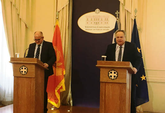 Joint statements of Foreign Minister N. Kotzias and the Foreign Minister of Montenegro, S. Darmanovic, following their meeting (Athens, 13 June 2017)