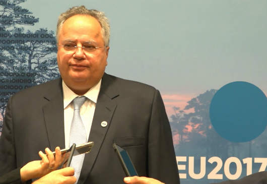 Déclarations de N. Kotzias, ministre des Affaires étrangères, à l’issue de la réunion informelle (« Gymnich ») des Ministres des Affaires étrangères des Etats membres de l’UE (Tallin, 7 et 8 septembre 2017)