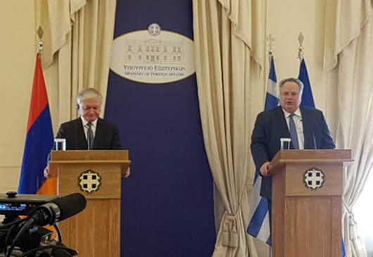  Joint statements of the Minister of Foreign Affairs, Nikos Kotzias, and his Armenian counterpart Edward Nalbandian (Athens, 13 December 2017)