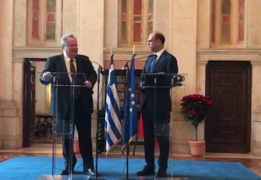 Joint statements of the Minister of Foreign Affairs, Nikos Kotzias, and his Italian counterpart, Angelino Alfano, following their meeting (Rome, 20 December 2017)