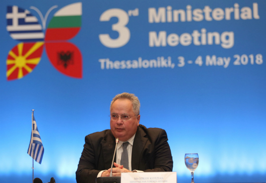 Press Conference of the Minister of Foreign Affairs, Nikos Kotzias, following the proceedings of the 3rd Ministerial Meeting between Greece, Albania, Bulgaria and fYROM (Thessaloniki, 3-4 May 2018)