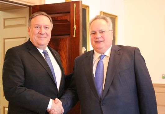 Statement of the Minister of Foreign Affairs, N. Kotzias, to Greek correspondents following his meeting with U.S. Secretary of State, M.Pompeo (Washington, 21 May 2018)