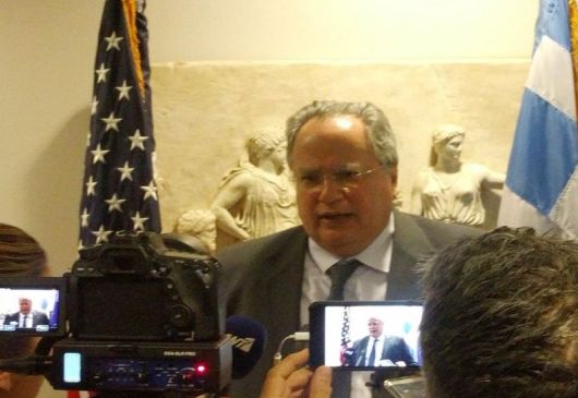 Briefing of Greek correspondents by the Minister of Foreign Affairs, Nikos Kotzias (Washington D.C., 22 May 2018)