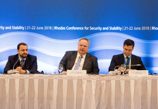 Press Conference of the Minister of Foreign Affairs, N. Kotzias, following the proceedings of the 3rd Rhodes Conference for Security and Stability (Rhodes, 22 June 2018)