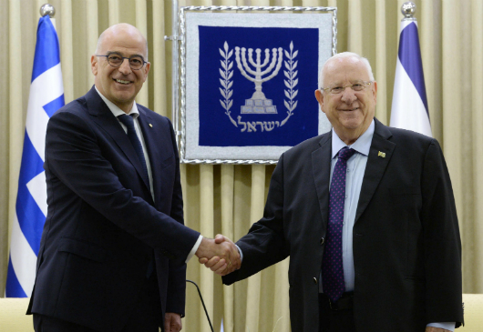  Déclaration du ministre des Affaires étrangères, N. Dendias lors de sa visite en Israël (Jérusalem, 28 juillet 2019)