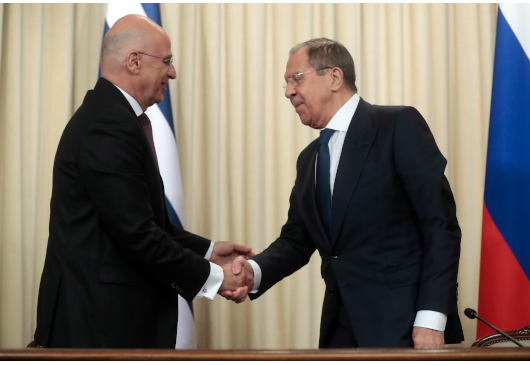 Déclarations du ministre des Affaires étrangères, N. Dendias, à l’issue de sa rencontre avec le ministre des Affaires étrangères de la Fédération de Russie, Sergueï Lavrov (Moscou, 6.11.2019)