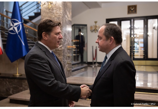 Visite en Pologne du ministre délégué aux Affaires étrangères, M. Varvitsiotis (14-16.01.2020)