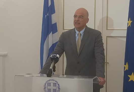 Déclaration du ministre des Affaires étrangères, Nikos Dendias concernant la demande de tenue d’une réunion extraordinaire du Conseil des ministres des Affaires étrangères de l’UE (Athènes, 11.08.2020)