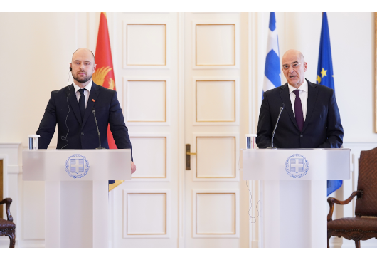 Statements of Minister of Foreign Affairs Nikos Dendias following his meeting with the Foreign Minister of Montenegro, Đorđe Radulović (Athens, 23 April 2021)