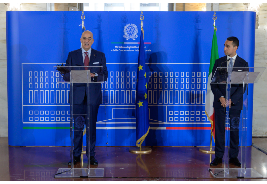 Minister of Foreign Affairs Nikos Dendias’ statement following his meeting with the Minister of Foreign Affairs and International Cooperation of Italy, Luigi Di Maio (Rome, 08.11.2021)