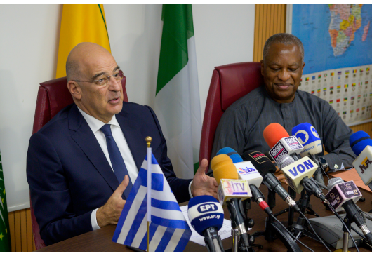 Déclaration du ministre des Affaires étrangères, Nikos Dendias, suite à sa rencontre avec le ministre des Affaires étrangères du Nigeria, Geoffrey Onyeama (Abuja, 10.01.2022)