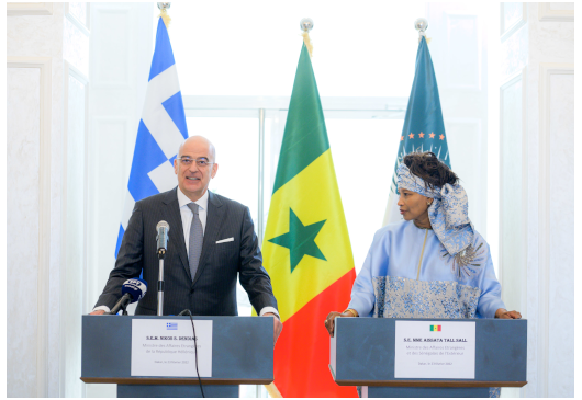 Déclaration du ministre des Affaires étrangères, Nikos Dendias, à l’issue de sa rencontre avec la ministre des Affaires étrangères et des Sénégalais de l'extérieur, Aïssata Tall Sall (Dakar, 23.02.2022)