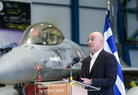 Allocution du ministre des Affaires étrangères, Nikos Dendias, à l'occasion de la fin de l'exercice « Poseidon's Rage 22 » (Baie de Souda, 19.07.2022)