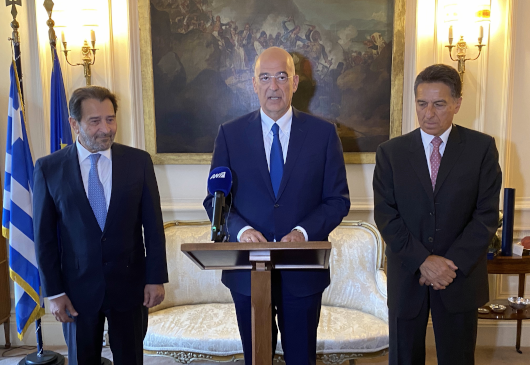 Allocution du ministre des Affaires étrangères, Nikos Dendias, lors de la cérémonie de décoration du professeur de médecine fœtale Kypros Nikolaidis (Londres, 22.07.2022)