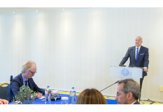 Minister of Foreign Affairs Nikos Dendias’ welcoming remarks at the Athens Retreat on Syria (21.04.2023)