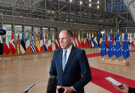 Déclaration du ministre des Affaires étrangères, Giorgos Gerapetritis, à son arrivée au Conseil des Affaires étrangères de l'Union européenne (Bruxelles, 11.12.2023)