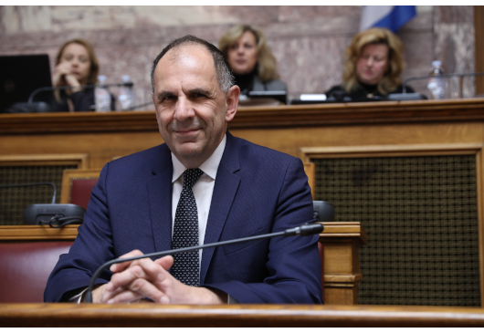 Première partie de l’intervention du ministre des Affaires étrangères, Giorgos Gerapetritis, devant la Commission permanente de la Défense nationale et des Affaires étrangères (31.01.2024)