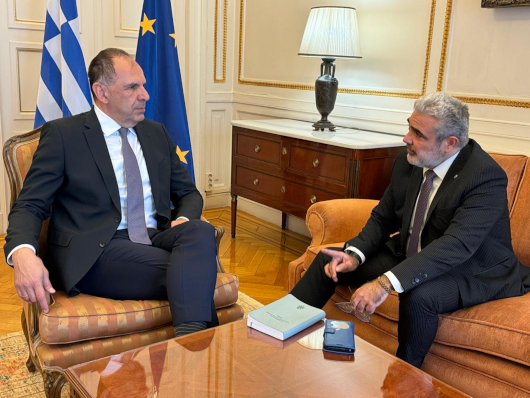 Interview du ministre des Affaires étrangères, Giorgos Gerapetritis, au journal « Vradini tis Kyriakis » - Propos recueillis par le journaliste Kostas Melissopoulos (12.05.2024) 