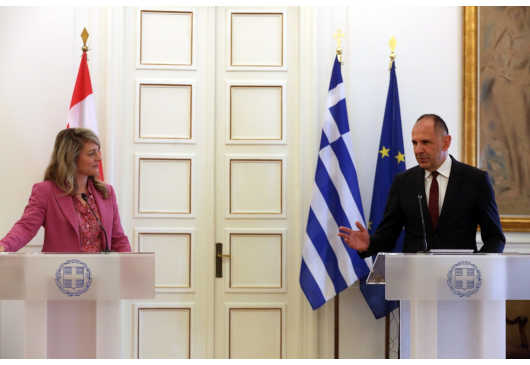 Minister of Foreign Affairs, George Gerapetritis’ statements following his meeting with the Minister of Foreign Affairs of Canada, Mélanie Joly (Athens, 17.05.2024)