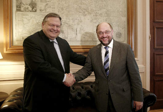 Joint statements of Deputy Prime Minister and Foreign Minister Venizelos and the President of the European Parliament, Martin Schulz