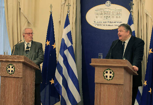 Statements of Deputy Prime Minister and Foreign Minister Venizelos and the President of the S&D European Parliamentary Group, Hannes Swoboda