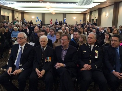 Celebration of Greek Independence Day in Ottawa:Ambassador Eleftherios Anghelopoulos honours the World War II Veteran Mr. Dimitris Makris