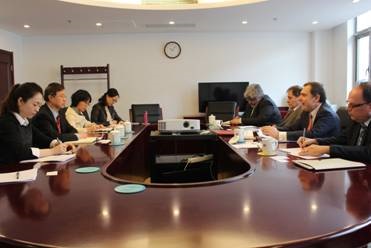 Ambassador of Greece to China Leonidas Rokanas visits prestigious Chinese Academic Institutions-Chinese Academy of International Trade and Economic Cooperation (CAITEC) 