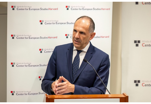 Minister of Foreign Affairs, George Gerapetritis’ speech at the Center for European Studies at Harvard University (Boston, 25.09.2023)