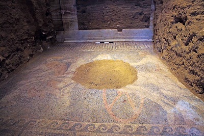 Une mosaïque ornée mise à jour à Amphipolis