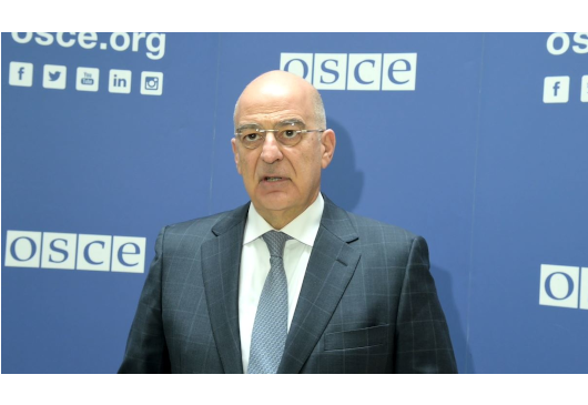 Minister of Foreign Affairs Nikos Dendias’ statement to journalists following his meeting with the Secretary General of the Organization for Security and Co-operation in Europe (OSCE), Helga Maria Schmid (Vienna, 08.03.2022)