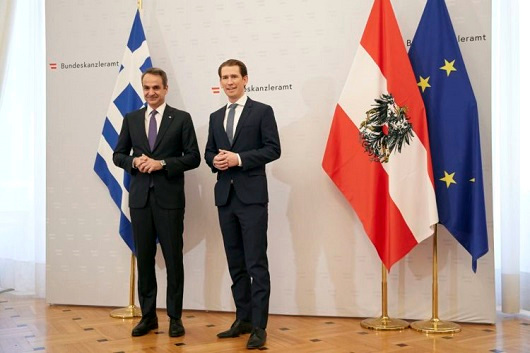 Offizieller Amtsbesuch des griechischen Ministerpräsidenten Kyriakos Mitsotakis in Wien