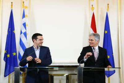 Offizieller Arbeitsbesuch des Premierministers, Alexis Tsipras, in Wien, 9.2.2015