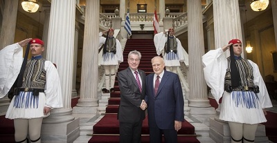 Arbeitsbesuch des Bundespräsidenten Dr. Heinz Fischer in Griechenland, 22-23.10.2014