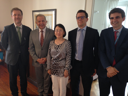 Meeting of the Permanent Representative, Ambassador Alexandros Alexandris with the Regional Representative for Europe of the High Commissioner for Human Rights, Mr ‪‎Jan Jarab