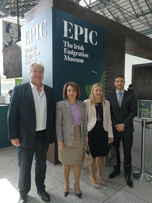 Visit of the Greek Ambassador, H.E. Mrs. Simopoulou, to EPIC Museum