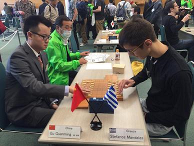 Participation of Greek University student Stephanos Mandalas (3 dan) in the 6th Mini Olympiad of Shogi (International Shogi Forum), Shizuoka, December 5-8, 2014